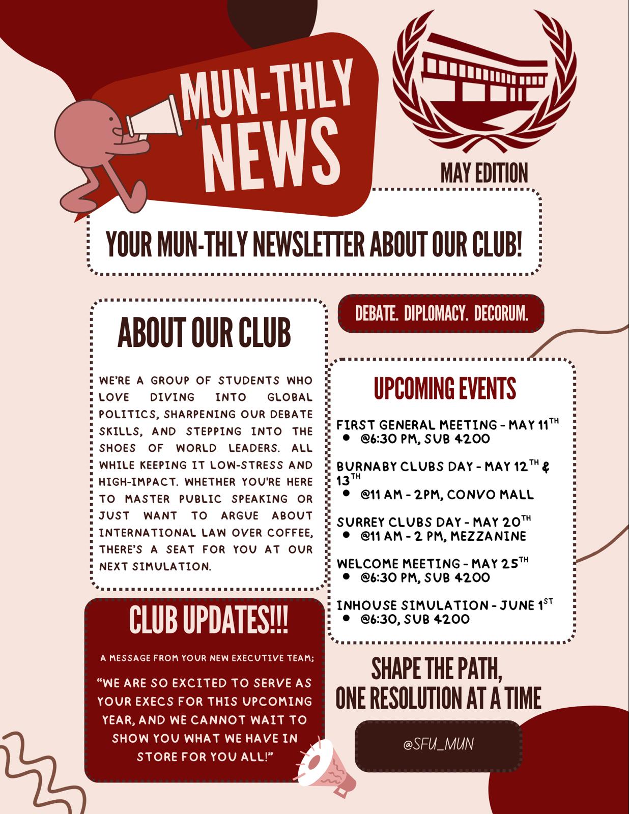May 2026 Newsletter